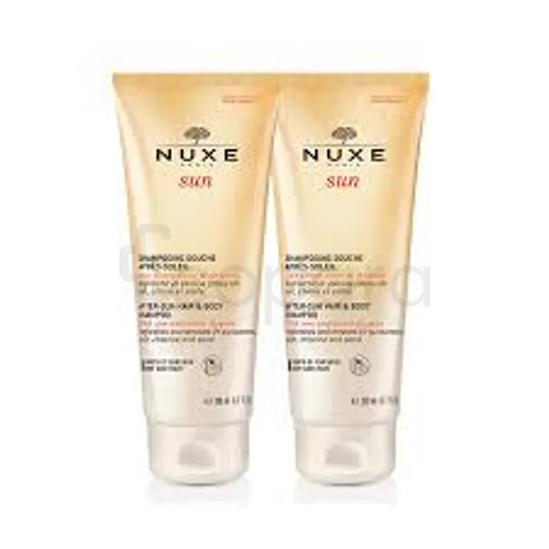 NUXE SUN SHAMPOOING DOUCHE APRES SOLEIL 200ML LOT DE 2