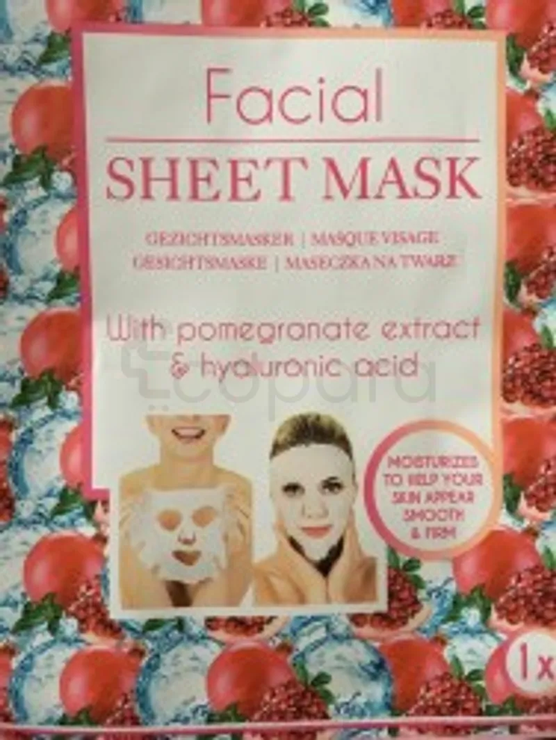 FACIAL SHEET MASK WITH WILD ROSE EXTRACT & STABILIZED VITAMIN C