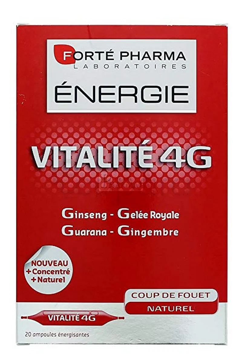 FORTE PHARMA VITALITE 4G DYNAMISANT BOITE DE 20 AMPOULES