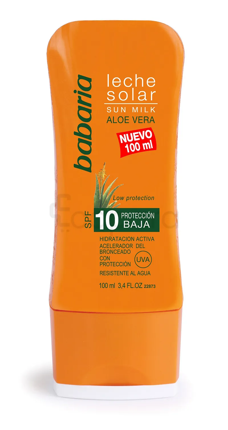 BABARIA LAIT SOLAIRE PROTECTEUR ALOE VERA SPF10 100ML