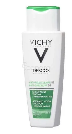 VICHY DERCOS ANTI-PELLICULAIRE DS SHAMPOOING TRAITANT CHEVEUX NORMAUX A GRAS 400ML