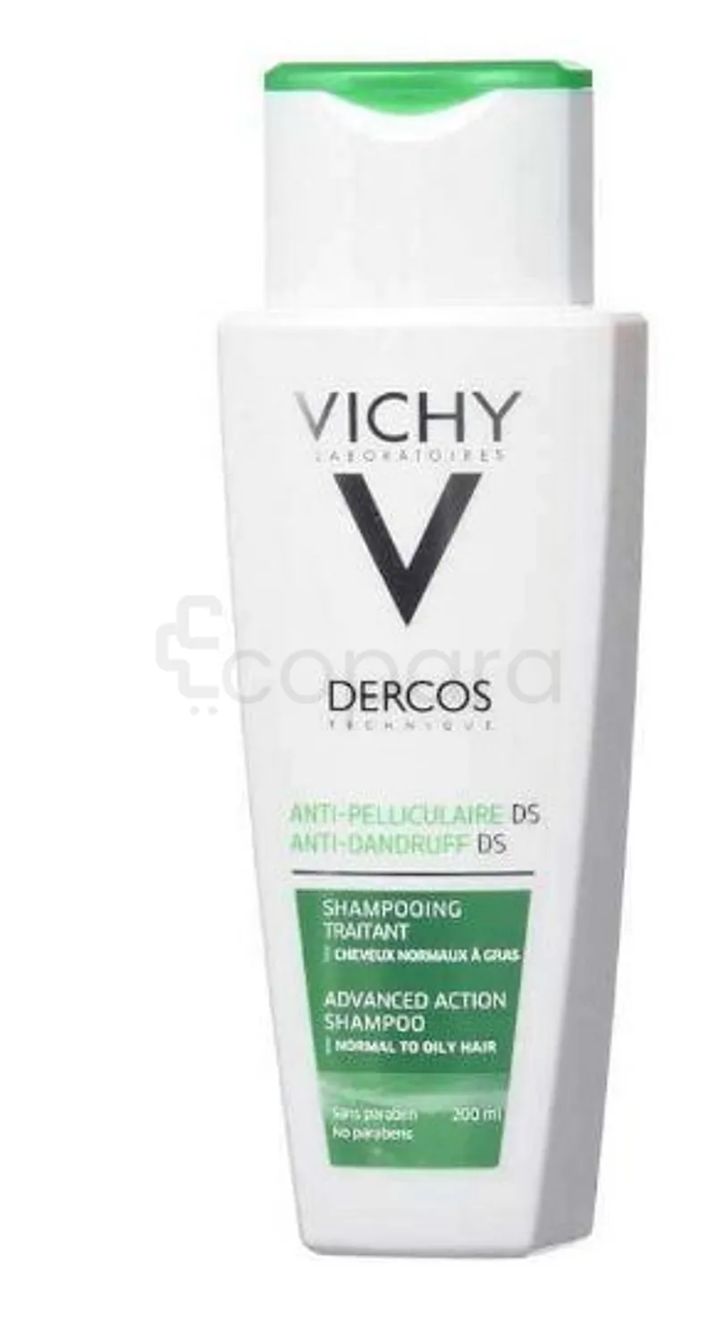 VICHY DERCOS ANTI-PELLICULAIRE DS SHAMPOOING TRAITANT CHEVEUX NORMAUX A GRAS 400ML