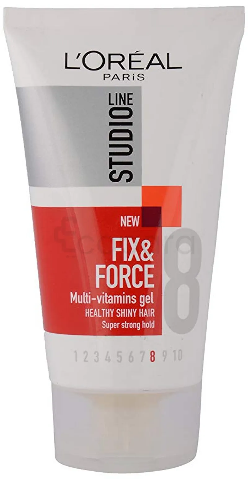 L'OREAL STUDIO LINE GEL FIX & FORCE MULTI-VITAMINS NUMERO 8 150ML