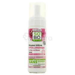 SO'BIO ETIC MOUSSE INTIME HYPOALLERGÉNIQUE FLEUR DE MAUVE 150ML