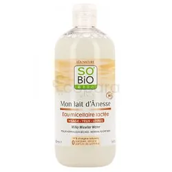 SO'BIO ETIC MON LAIT D'ANESSE EAU MICELLAIRE LACTEE 500ML