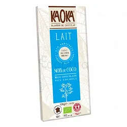 KAOKA TABLETTE LAIT 32% NOIX DE COCO 100G