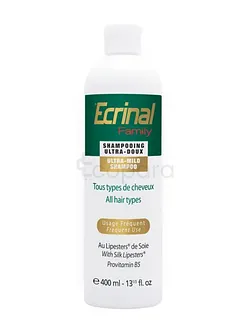 ECRINAL FAMILY SHAMPOOING ULTRA-DOUX TOUS TYPES DE CHEVEUX USAGE FREQUENT AU LIPESTERS DE SOIE 400ML