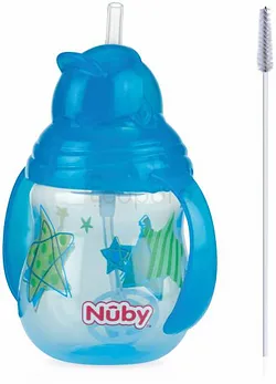 NUBY GOBELET ANTI-GOUTTES +12MOIS BLEU REFERENCE ID10324