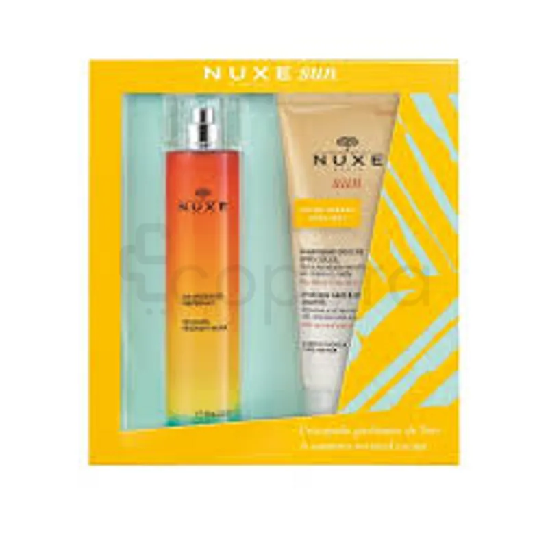 NUXE SUN COFFRET EAU DELICIEUSE 100ML + SHAMPOOING DOUCHE 200ML