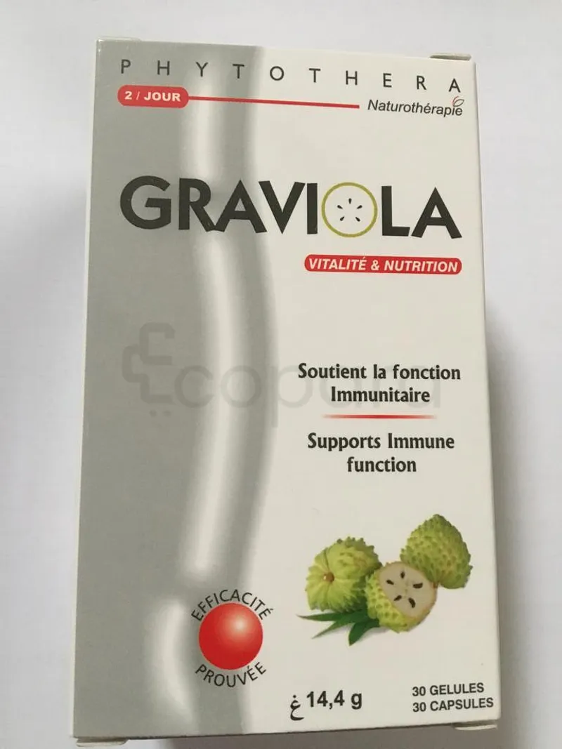 GRAVIOLA PHYTOTHERA BOITE DE 30 CAPSULES