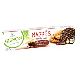 BISSON NAPPES CHOCOLAT NOIR 160G