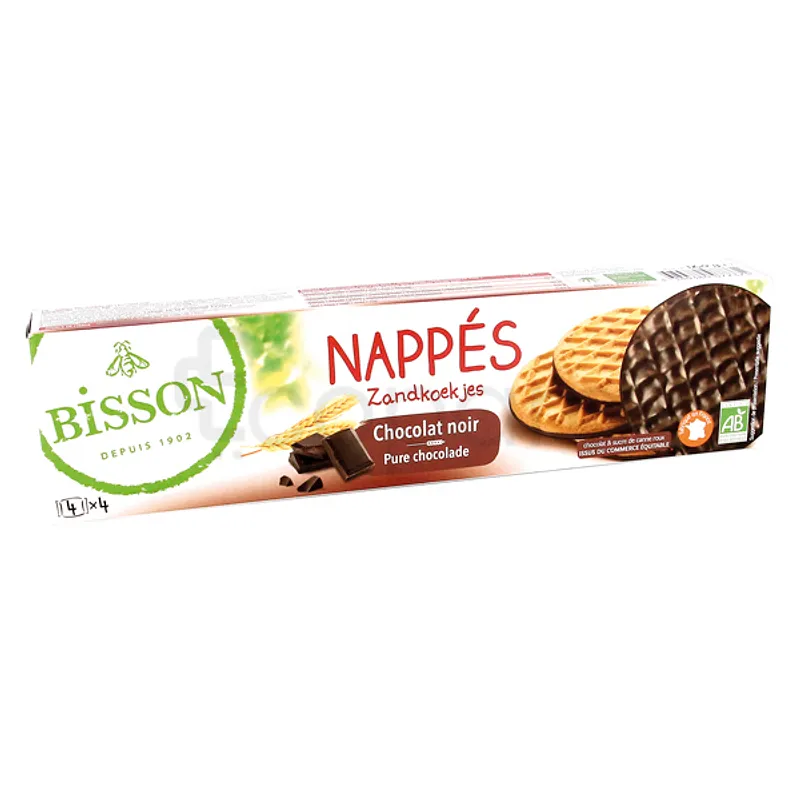 BISSON NAPPES CHOCOLAT NOIR 160G