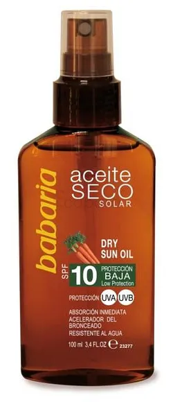 BABARIA ACEITE SECO HUILE DE CAROTTES SPF10 100ML