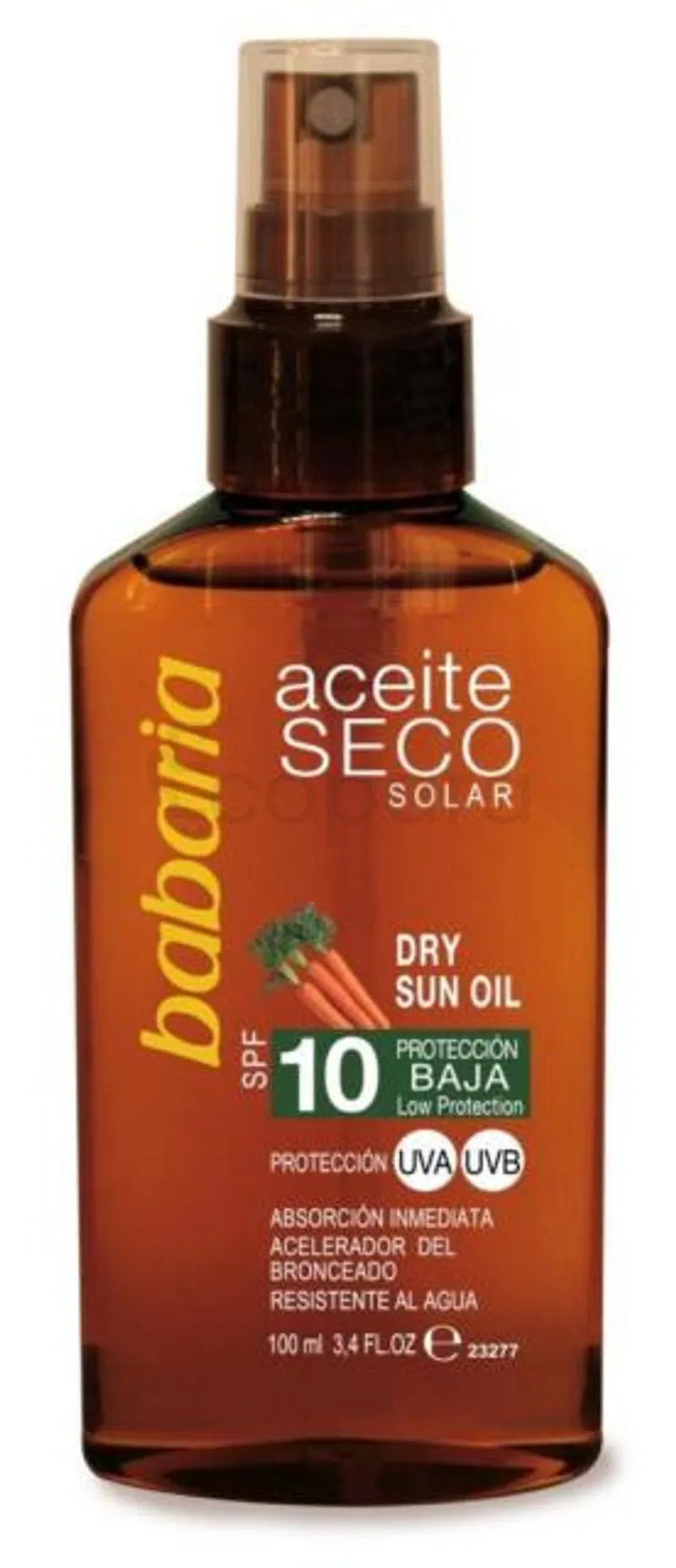 BABARIA ACEITE SECO HUILE DE CAROTTES SPF10 100ML