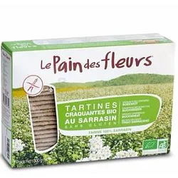 LE PAIN DES FLEURS CRAQUANTES AU SARRASIN SANS GLUTEN 300G