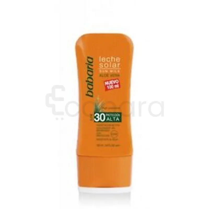 BABARIA LAIT SOLAIRE PROTECTEUR ALOE VERA SPF30 100ML