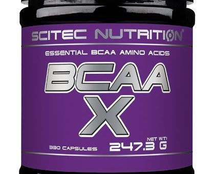 SCITEC NUTRITION BCAA X 100% 247.3G BOITE DE 330 CAPSULES