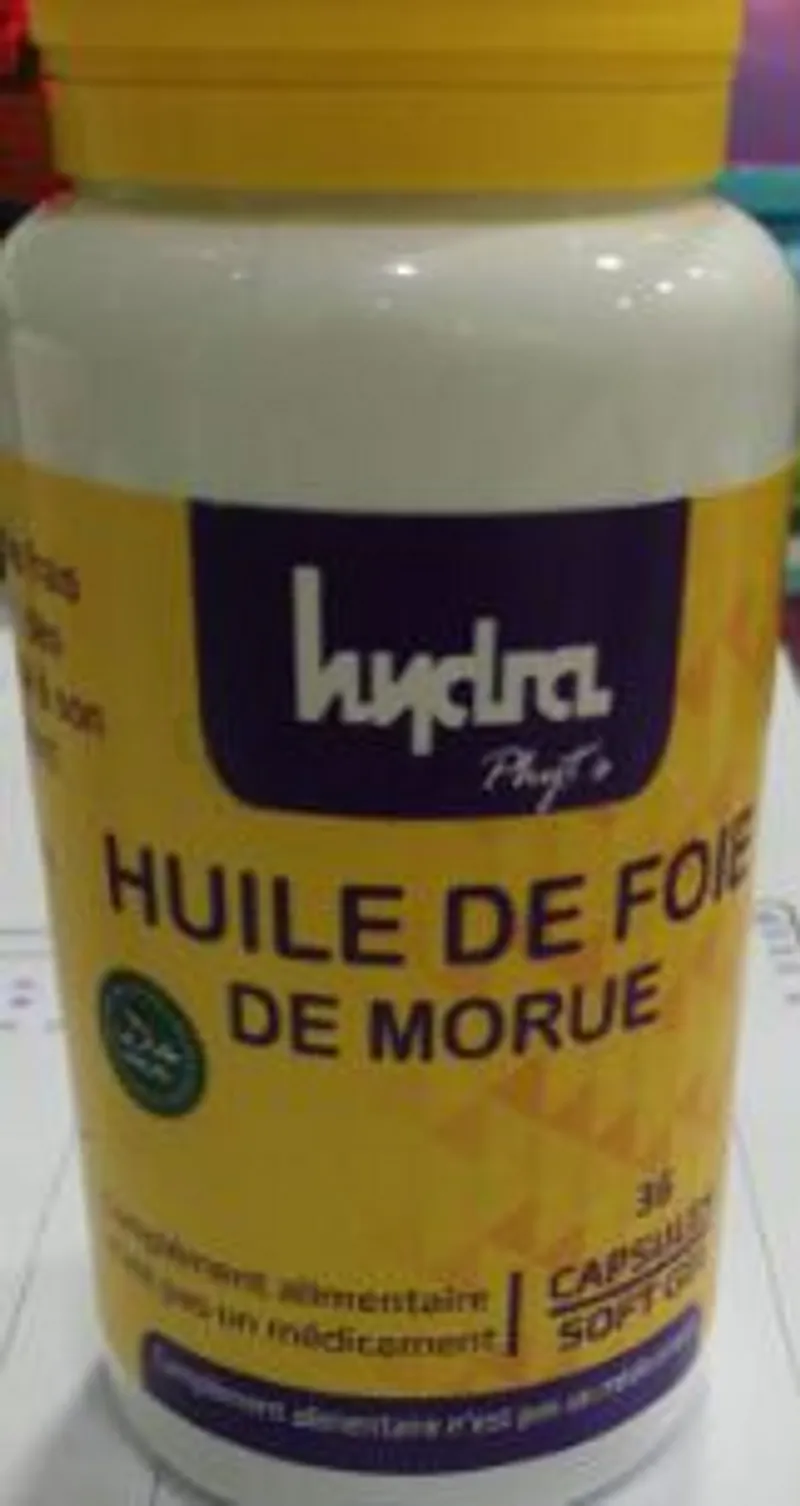 HYDRA PHYT'S HUILE DE FOIE DE MORUE BOITE DE 36 CAPSULES