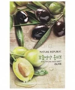 NATURE REPUBLIC REAL NATURE MASK SHEET OLIVE 23ML