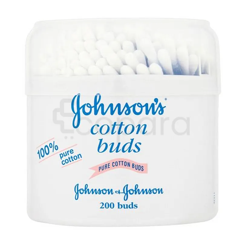 JOHNSON'S BABY COTON TIGE BOITE DE 200