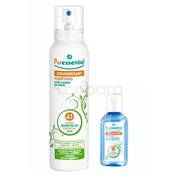 PURESSENTIEL ASSAINISSANT SPRAY AERIEN 200ML + GEL ANTIBACTERIEN 25ML OFFERT