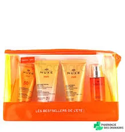 NUXE SUN TROUSSE LES BEST SELLERS DE L'ETÉ SHAMPOOING DOUCHE NUXE SUN 50ML + LAIT FRAÎCHEUR APRÈS SOLEIL 50ML + EAU DÉLICIEUSE PARFUMANTE 30ML