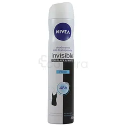 NIVEA DEODORANT ANTI-TRANSPIRANT BLACK AND WHITE FRESH FEMME 200ML