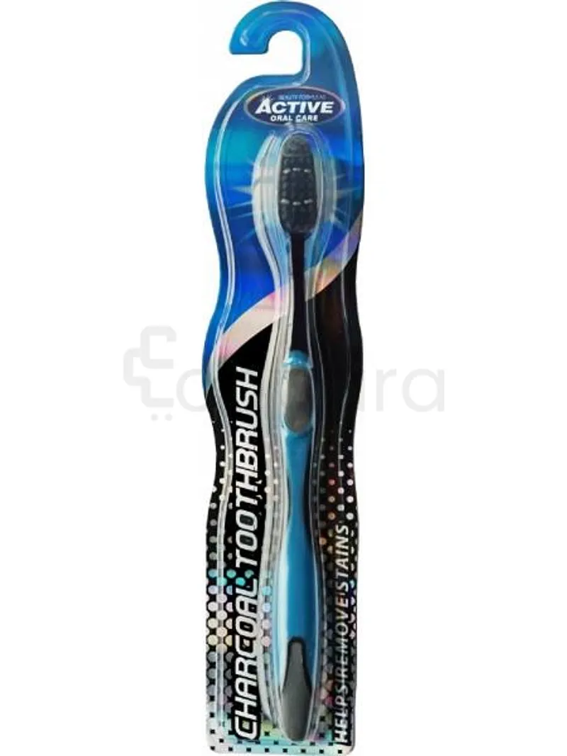CHARCOAL TOOTH BRUSH BROSSE A DENTS ACTIVE