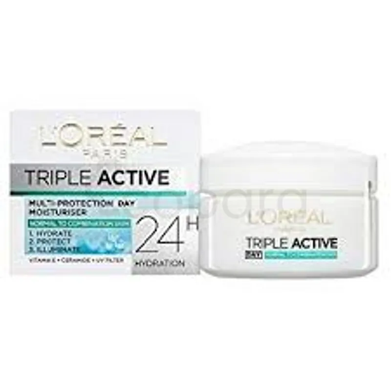 L'OREAL TRIPLE ACTIVE MULTI-PROTECTION DAY 24H NORMAL AND COMBINATION SKIN 50ML