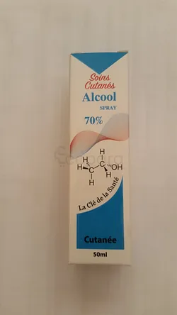 SOINS CUTANÉS ALCOOL SPRAY 70% 50ML