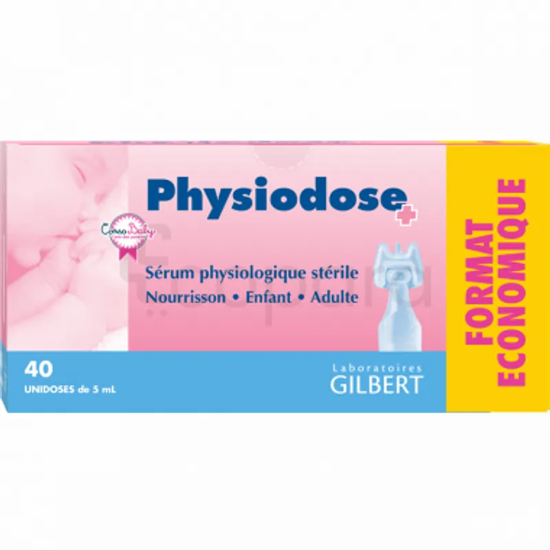 PHYSIODOSE SERUM PHYSIOLOGIQUE 40 UNIDOSES