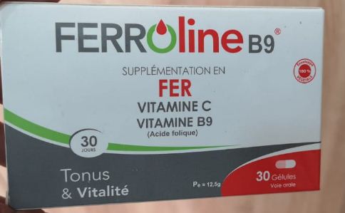 FERROLINE B9 BOITE DE 30 GELULES