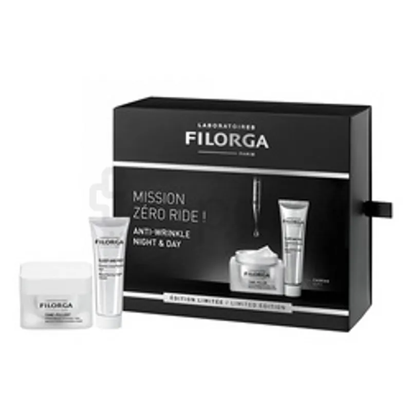 FILORGA COFFRET MISSION ZERO RIDE TIME-FILLER CREME ABSOLUE 50ML + SLEEP AND PEEL 30ML
