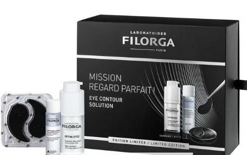 FILORGA COFFRET MISSION REGARD PARFAIT OPTIM-EYES CONTOUR DES YEUX 15ML + LOTION 25ML + PATCH B2