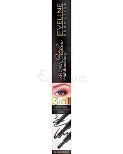 EVELINE STYLO A SOURCILS MULTIFONCTION NUMERO 1 MARRON FONCE