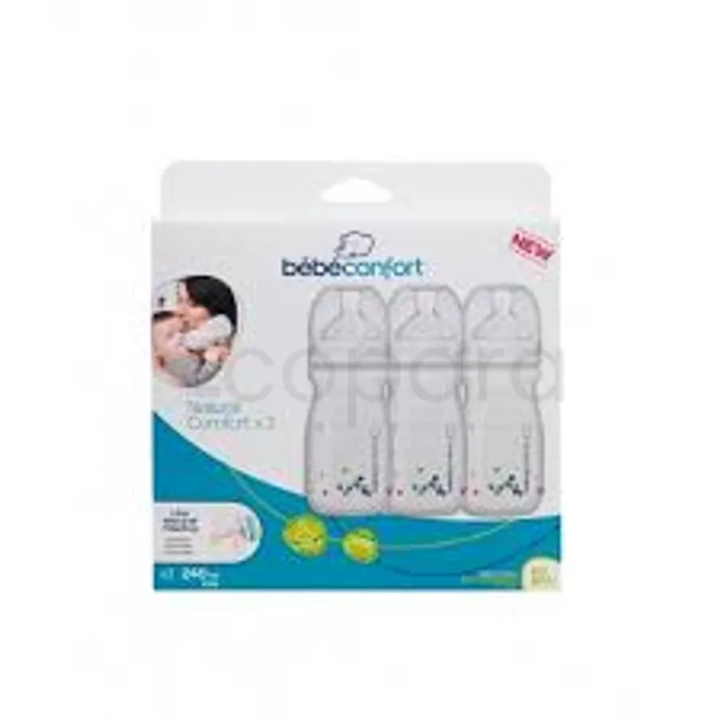 BEBE CONFORT KIT 3 BIBERONS 240ML REFERENCE 34120108