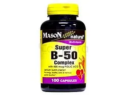 MASON NATURAL SUPER B-50 COMPLEX 50MG BOITE DE 100 CAPSULES