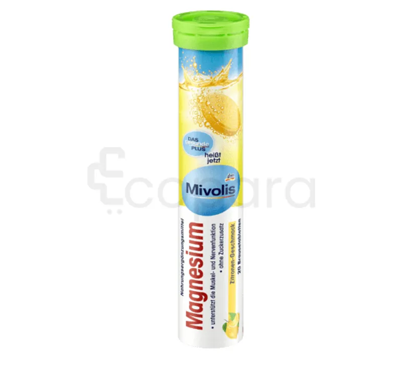 DAS GESUNDE MIVOLIS MAGNESIUM CITRON BOITE DE 20 COMPRIMES EFFERERVESCENTS