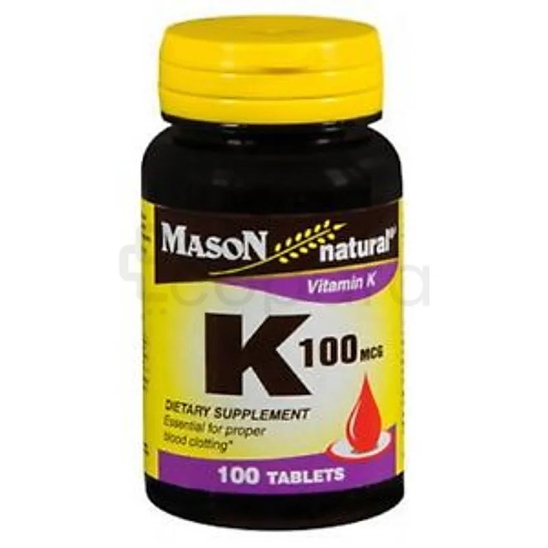 MASON NATURAL VITAMIN K 100 MCG BOITE DE 100 COMPRIMES