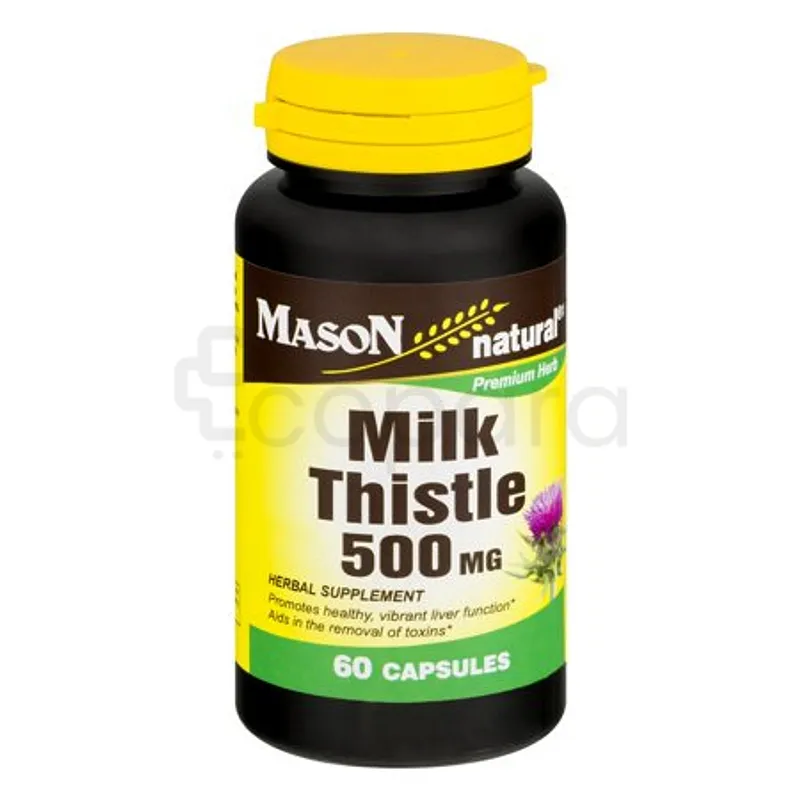 MASON NATURAL MILK THISTLE 500MG BOITE DE 60 CAPSULES