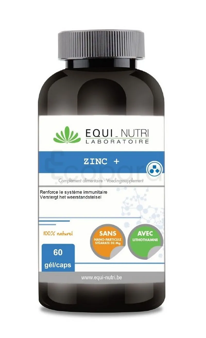 EQUI-NUTRI ZINC+ BOITE DE 60 GELULES