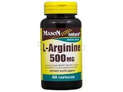 MASON NATURAL L-ARGININE 500MG BOITE DE 60 CAPSULES