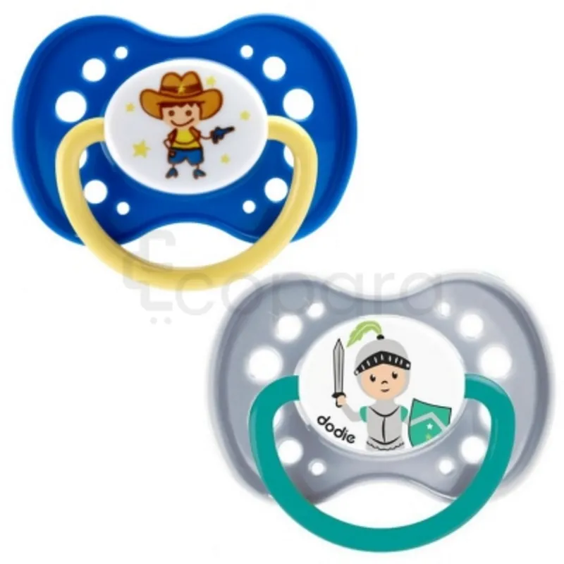 DODIE SUCETTES ANATOMIQUES SYMMETRIC SOOTHERS +18MOIS BOITE DE 2 REFERENCE NA8