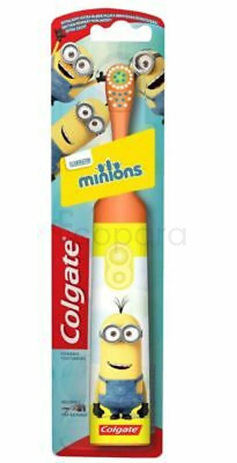 COLGATE MINIONS BROSSE A DENTS A PILES ENFANTS ELECTRIQUE SOFT