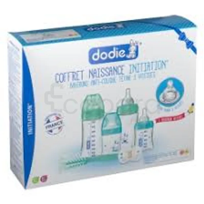 DODIE COFFRET NAISSANCE INITIATION 2 BIBERONS 150ML + 2 BIBERONS 270ML + SUCETTE + GOUPILLON REFERENCE 6008158
