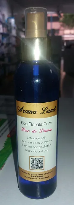 AROMA LAND EAU FLORALE PURE ROSE DE DAMAS LOTION DE SOIN