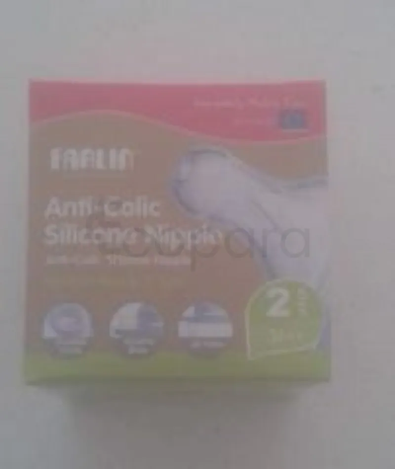 FARLIN ANTI-COLIQUE SILICONE NIPPLE STEP 2 +3MOIS