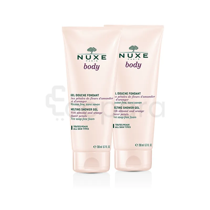 NUXE BODY GEL DOUCHE FONDANT 200ML+ 1 OFFERT