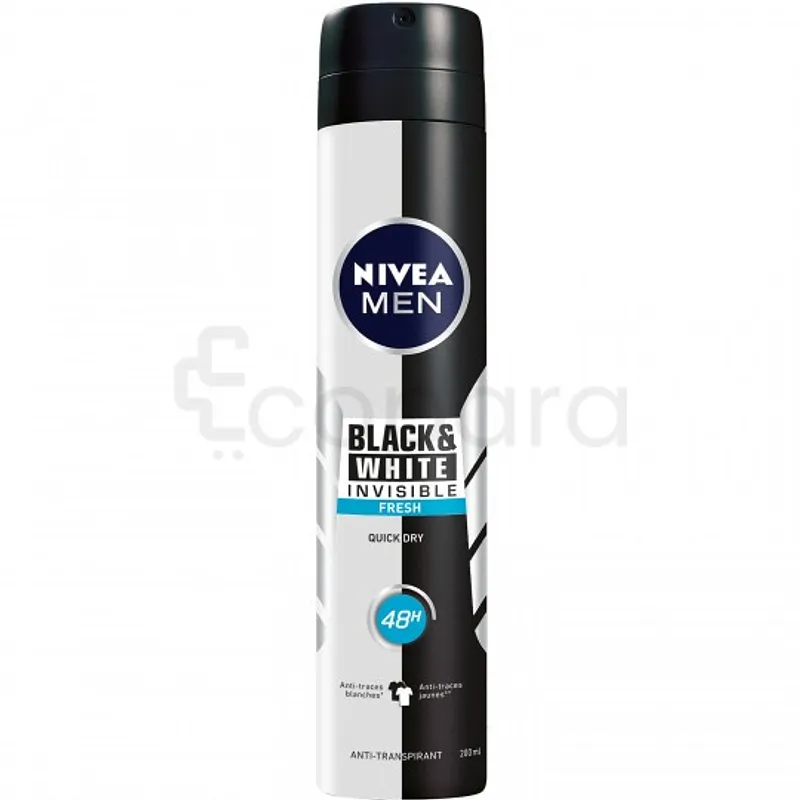NIVEA MEN BLACK & WHITE INVISIBLE FRESH 48H 200ML