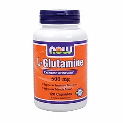 NOW L-GLUTAMINE 500MG BOITE DE 120 CAPSULES